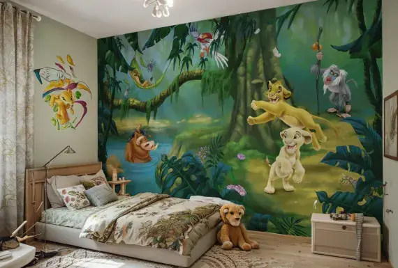 Kids bedroom Non-woven photo wallpaper mural | Allwallpapers