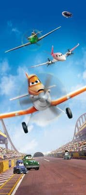 Disney  Planes rush mural wallpaper 90x202cm