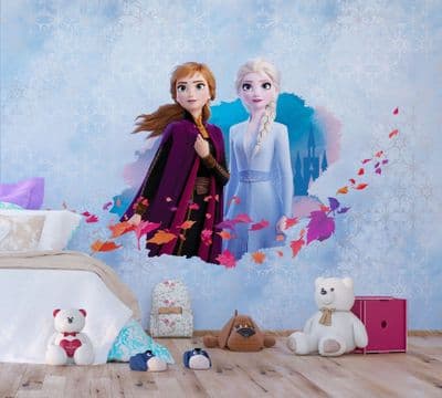 Disney Premium wall mural Frozen 2 Elsa & Anna Sisters