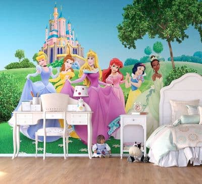 Disney Premium wall mural Princesses Castle