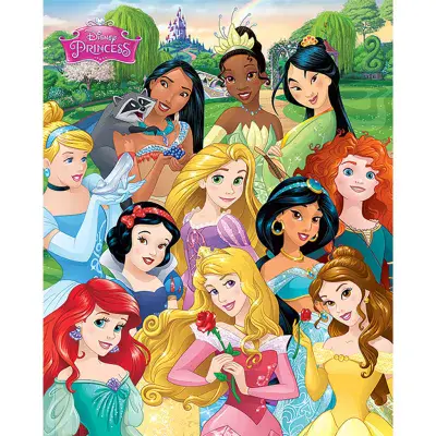Disney Princess 40x50cm Movie Poster I am the Princess