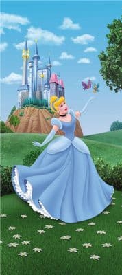 Disney Princess Cinderella mural wallpaper 90x202cm