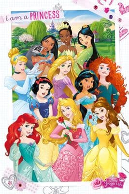 Disney Princesses 61x91,5cm Movie Poster