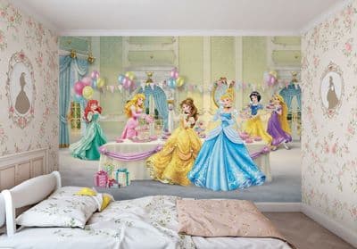 Disney Princesses Paper wallpaper mural 360x254cm