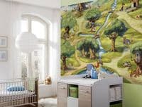 Winnie the Pooh forest nursery wallpaper - UK shop