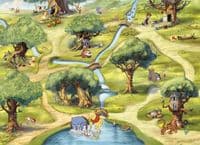 Winnie the Pooh forest nursery wallpaper - UK shop