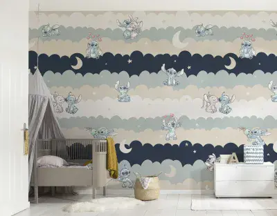 Disney Wallpaper 212 x 250 cm Lilo and Stitch