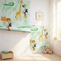 Disney Mickey Mouse children's bedroom wall mural wallpaper 200 x 280 cm | Shop online