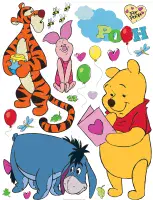 Winnie The Pooh Wall Stickers Set 42.5 x 65 cm | Shop online