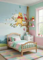 Disney Winnie the Pooh Toddler Bedroom Photo Wallpaper Mural