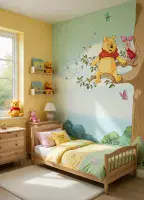 Disney Winnie the Pooh Toddler Bedroom Photo Wallpaper Mural