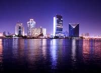 Dubai skyline wallpaper murals by Homewallmurals