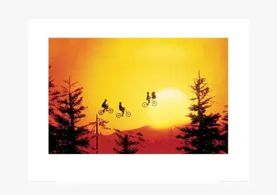 E.T. Art Print The Extra Terrestrial Sunset 60x80 cm Reproduction