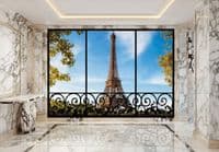 Eiffel Tower giant wall mural wallpaper for bedroom