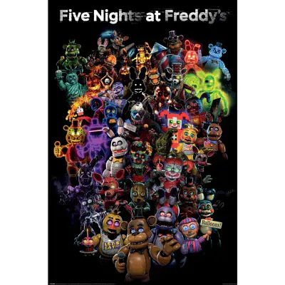 Five Nights at Freddys Collage Large Poster 61x91,5 cm