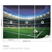 Boy's and Girl's Bedroom Soccer Photo Wallpapers  | Buy it online