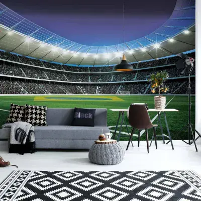 Football Soccer Stadium Brazil Photo Wallpaper 312x219 cm