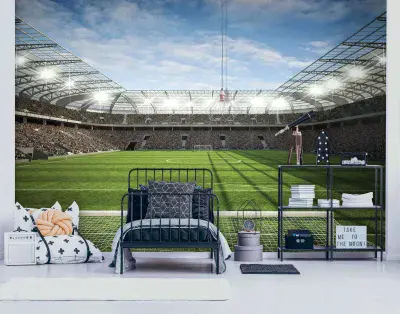 Football Stadium Sport Kids Room 312x219cm
