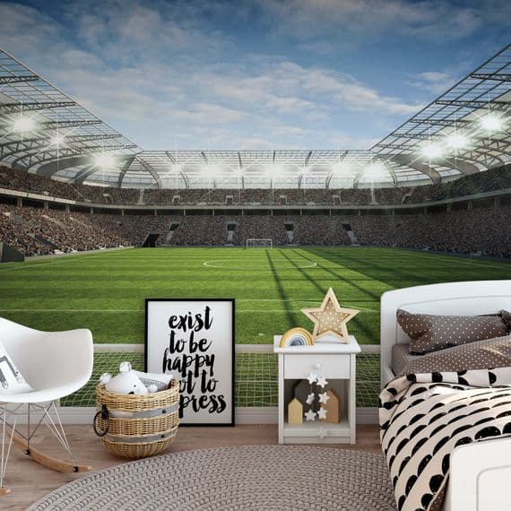 Football Stadium giant wall mural wallpaper | Buy it now