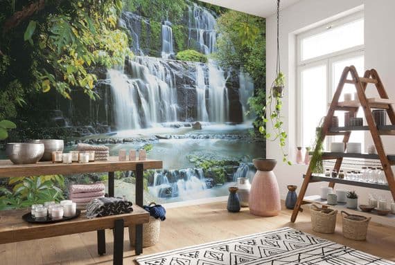 Forest Falls Photo Wallpapers for bedroom 368x254 cm