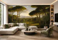 Forest Wall Mural | Living Room and Bedroom Wallpaper | Allwallpapers