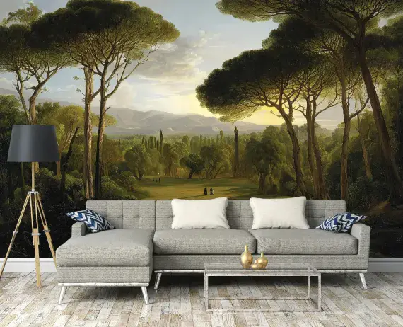 Forest Wall Mural | Living Room and Bedroom Wallpaper | Allwallpapers