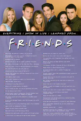 Friends Large Poster 61x91.5cm Everything I Know