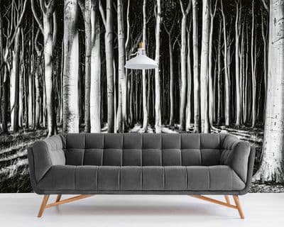 Ghost Forest wall mural wallpaper Premium