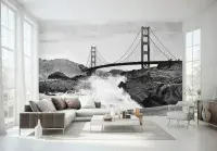 Golden Gate Bridge Wall Mural – Non-Woven San Francisco Wallpaper