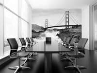 Golden Gate Bridge Wall Mural – Non-Woven San Francisco Wallpaper