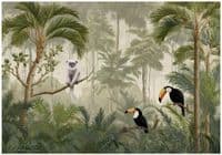 Jungle Animals Wall Mural | Kids Bedroom Wallpaper | Allwallpapers