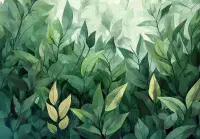 Green Leaves Photo Wallpaper | Buy it online from UK shop