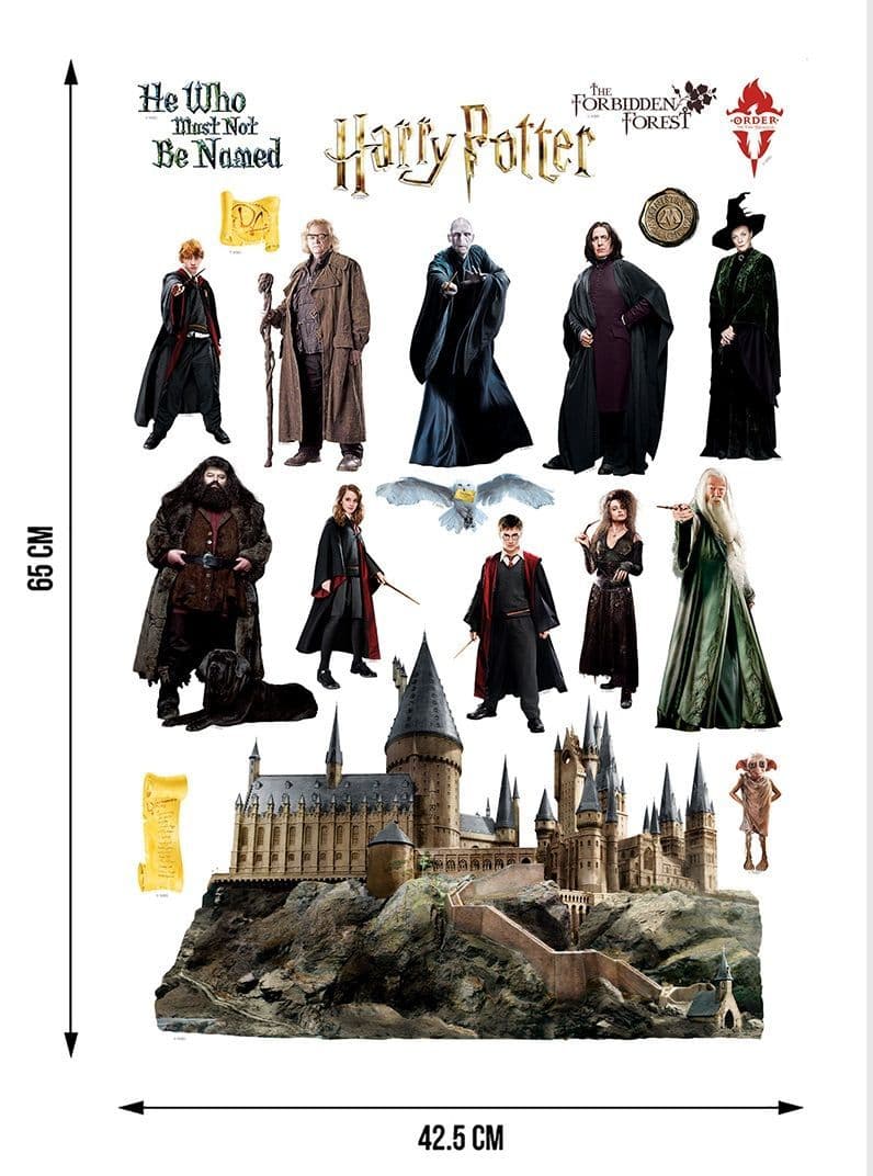 Harry Potter Interior wall decal sticker 42.5x65 cm | Shop online