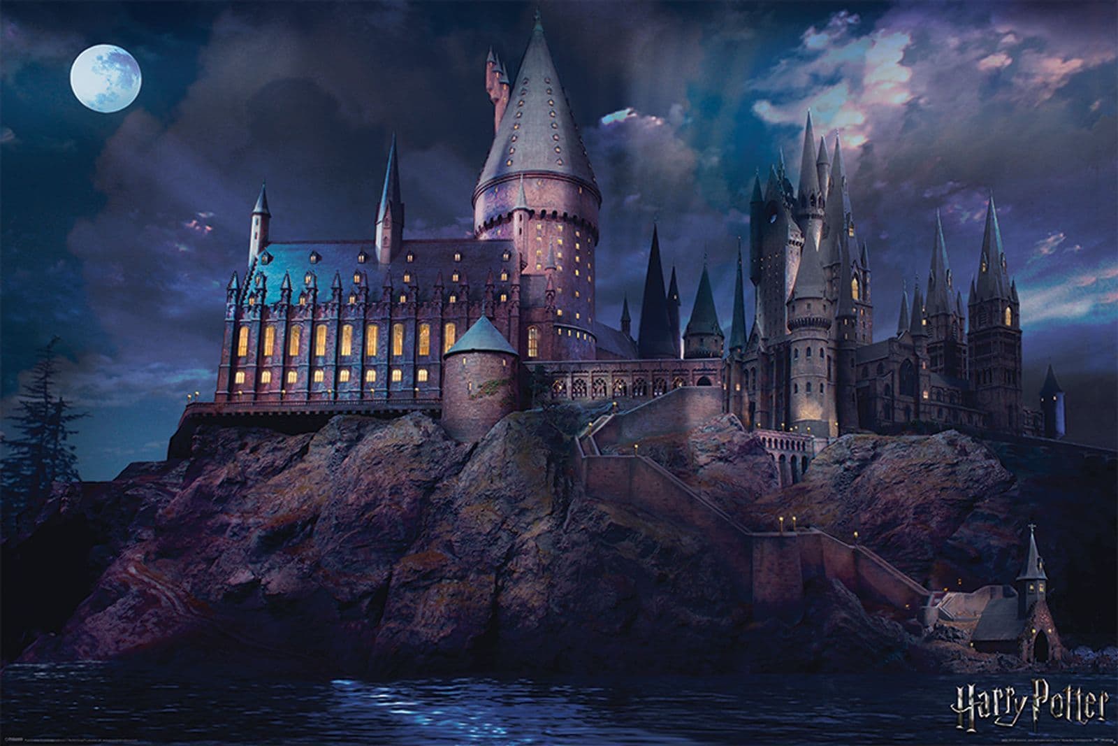 Grupo Erik Harry Potter Poster – Todeszeichen Symbol, 61 X 91,5 Cm, Hochwertiger Druck Auf 150 G/m² Papier