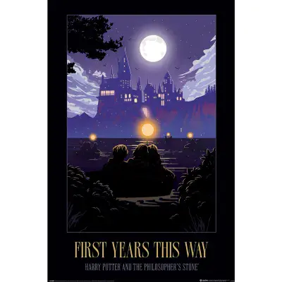 Harry Potter Large Poster 24x36 inch | 61x91,5 cm First Years This Way