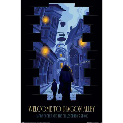 Harry Potter Large Poster 24x36 inch | 61x91,5 cm Welcome to Diagon Ally