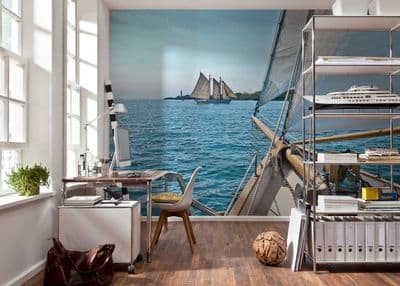 Holidays on the Sea wall mural