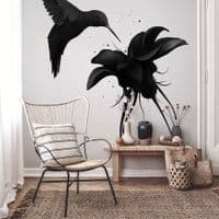 Living room photo wallpapers Hummingbird  | Shop online