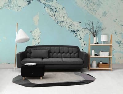 Italy Map wallpaper Wall Mural 366x254cm