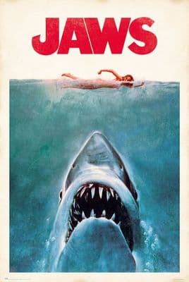 Jaws Movie Poster 61x91,5 cm Teen Adult Bedroom