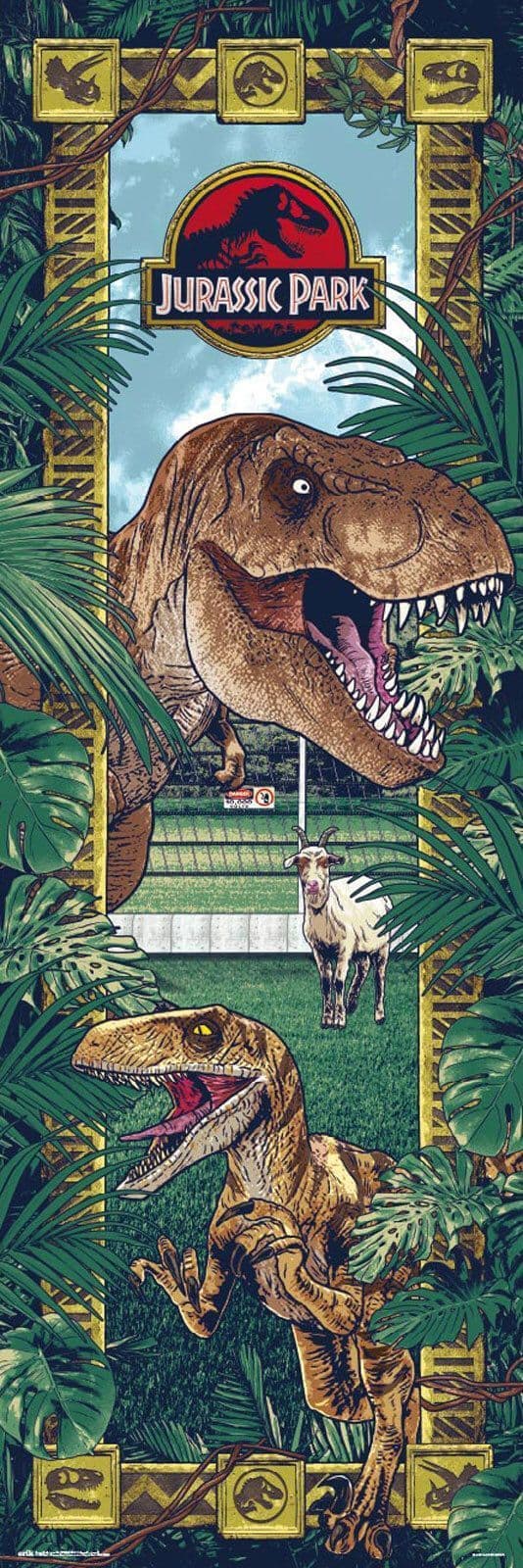Jurassic World Dinosaurs 53x158 cm Movie Poster | Buy it now