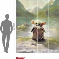 The Mandalorian Grogu kids bedroom wallpaper 200 x 250 cm | Shop online