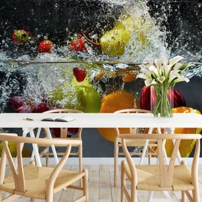 Kitchen wall mural wallpaper Fruits