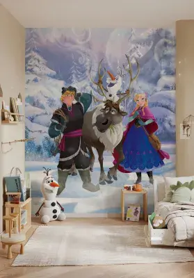 Kristof and Anna Disney Frozen wall murals