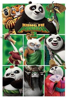 Kung Fu Panda 3 Movie Poster 61x91,5cm