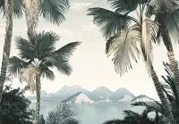 Green Palms wallpaper murals | Homewallmurals Shop