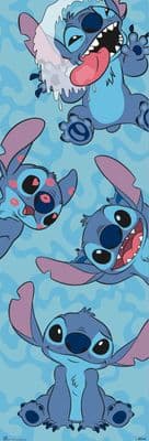 Lilo & Stitch door poster 53x158 cm children bedroom NEW Disney