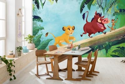 Lion King Classic Jungle Baby Bedroom Disney Non-woven wallpaper 400 x 250 cm