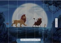 Lion King Moon Walk Jungle bedroom wall mural wallpaper 350 x 250 cm | Shop online
