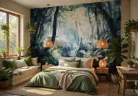 Summer Forest bedroom Photo Wallpaper | Buy it online from UK shop